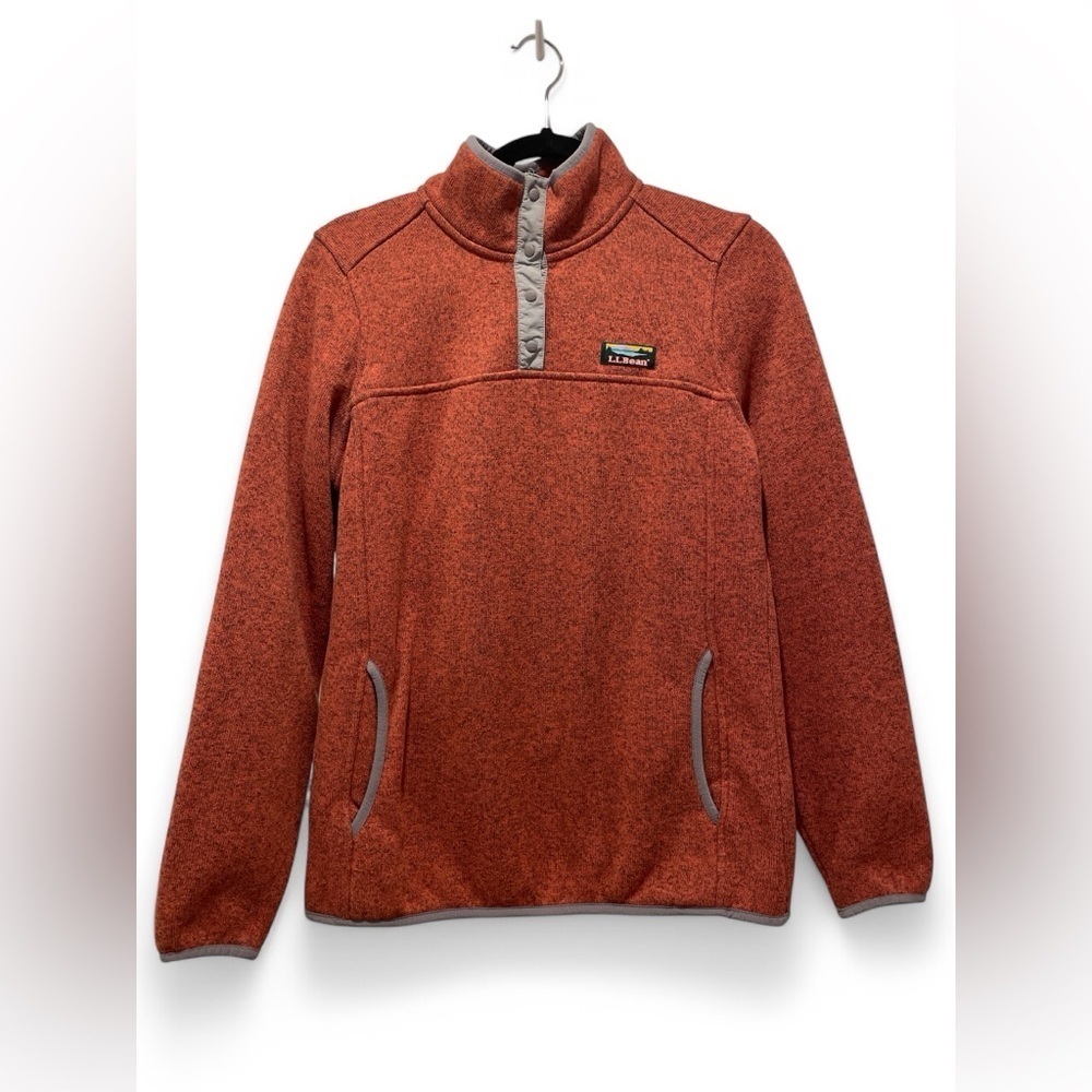 L.LBean Sienna Clay pullover size M